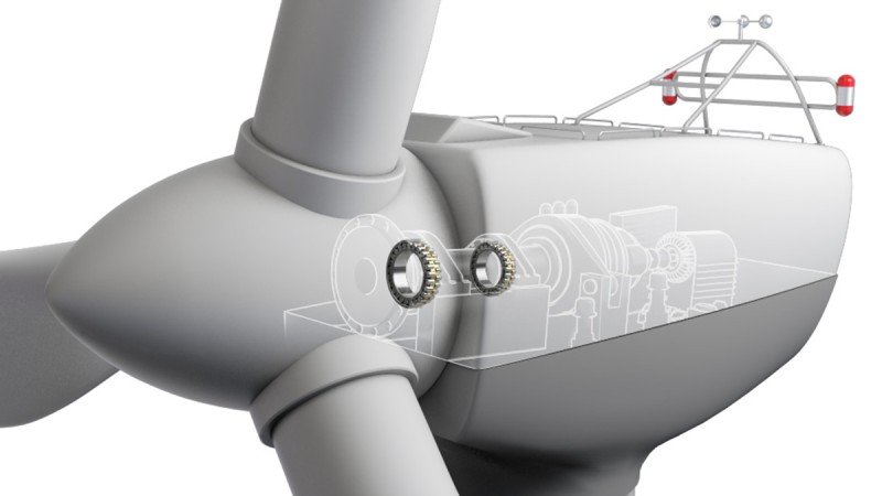 Separate housings - shaft bearing support